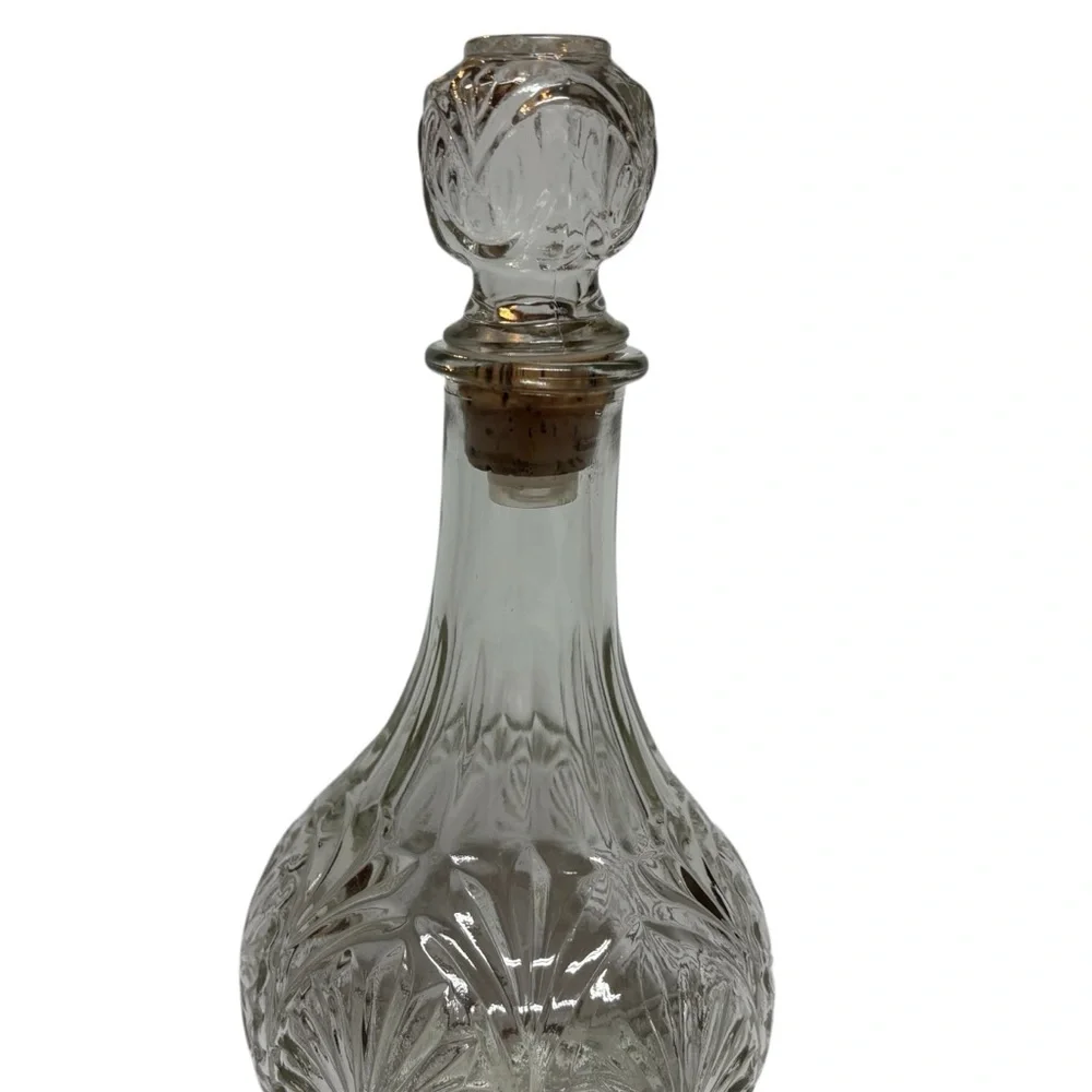 Vintage John Paul Jones Libbey Cut Glass Captains Decanter